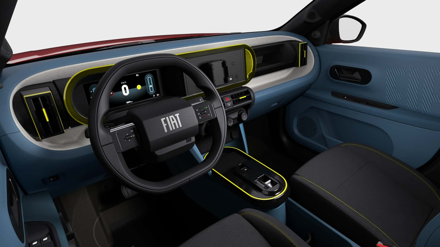 Base Fiat Grande Panda: No Center Screen, Just Plastic