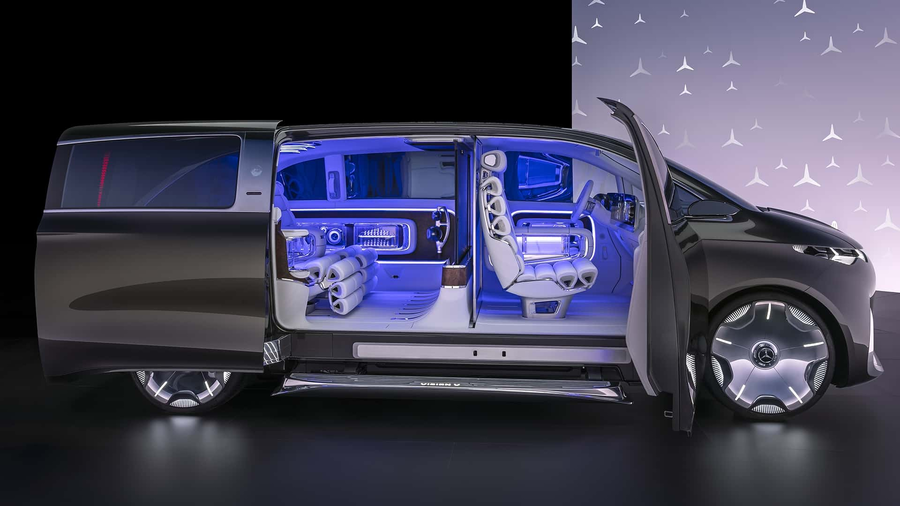 Mercedes-Benz Vision V - widok z boku