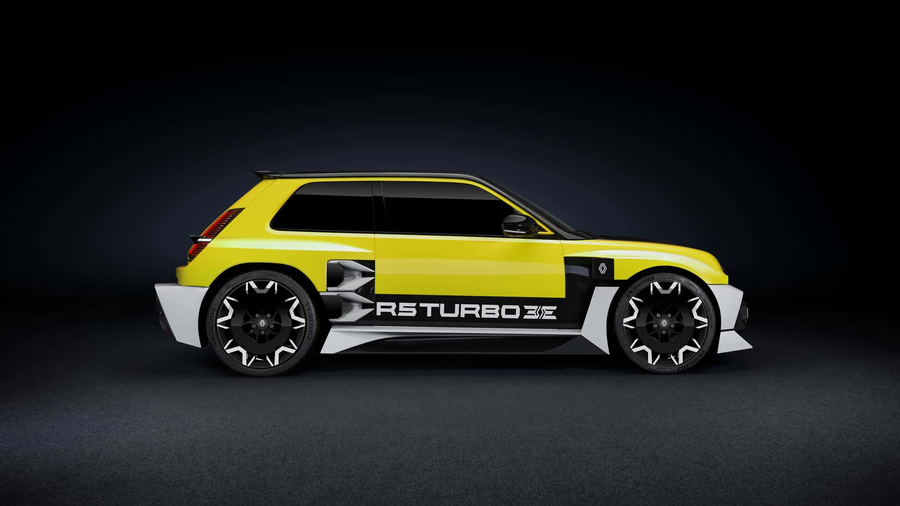 Renault 5 Turbo 3E elektryczny - widok z boku