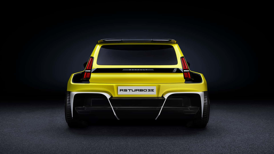 Renault 5 Turbo 3E elektryczny - widok z tyłu
