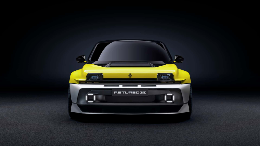 Renault 5 Turbo 3E elektryczny - widok z przodu