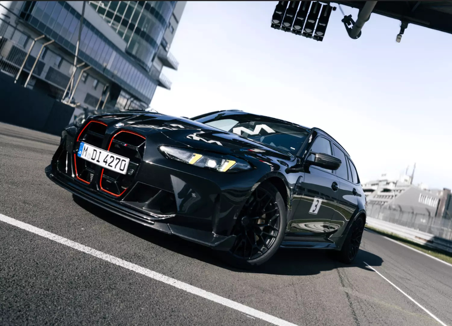 BMW M3 CS Touring rekord kombi detale przodu