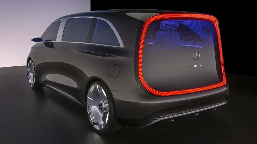 Mercedes-Benz Vision V - widok z tyłu